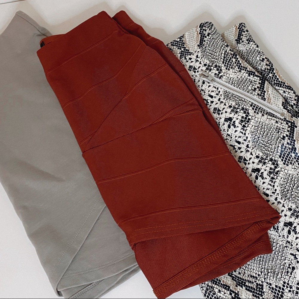 Skirt Bundle (Aritzia / Misguided / PLT)